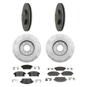 Raybestos® - R-Line™ 1-Piece Brake Kit with Ceramic Brake Pads