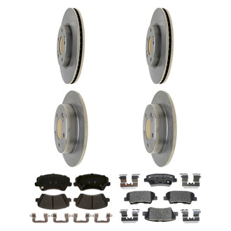 Raybestos® - R-Line™ 1-Piece Brake Kit with Ceramic Brake Pads
