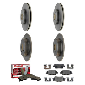Raybestos® - R-Line™ 1-Piece Brake Kit with Ceramic Brake Pads