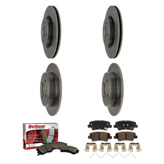 Raybestos® - R-Line™ 1-Piece Brake Kit with Ceramic Brake Pads