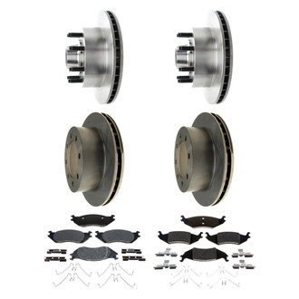Raybestos® - R-Line™ Plain Brake Kit with Semi-Metallic Pads