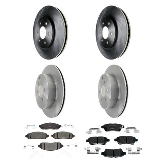 Raybestos® - R-Line™ 1-Piece Brake Kit with Ceramic Brake Pads