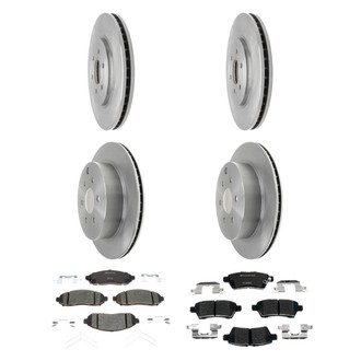 Raybestos® - R-Line™ Plain Front and Rear Brake Kit with Ceramic Pads