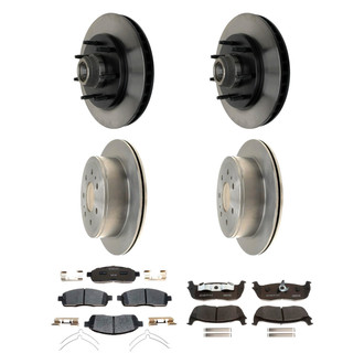 Raybestos® - R-Line™ Plain Front and Rear Brake Kit with Ceramic Pads