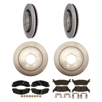 Raybestos® - R-Line™ 1-Piece Brake Kit with Ceramic Brake Pads