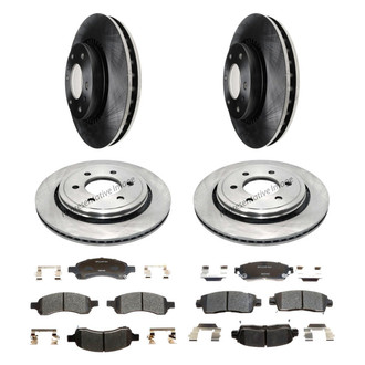 Raybestos® - R-Line™ 1-Piece Brake Kit with Ceramic Brake Pads