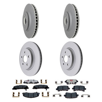 Raybestos® - Element3™ Plain Brake Kit with Hybrid Pads
