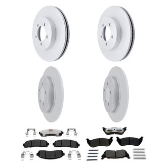 Raybestos® - Element3™ 1-Piece Brake Kit with Hybrid Brake Pads