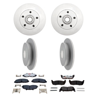 Raybestos® - Element3™ Plain Brake Kit with Hybrid Pads