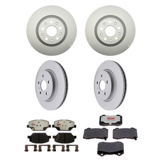 Raybestos® - Element3™ Plain Front and Rear Brake Kit with Hybrid Pads