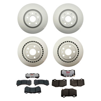 Raybestos® - Element3™ Plain Front and Rear Brake Kit with Hybrid Pads