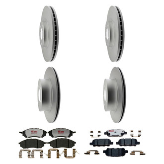 Raybestos® - Element3™ 1-Piece Brake Kit with Hybrid Brake Pads