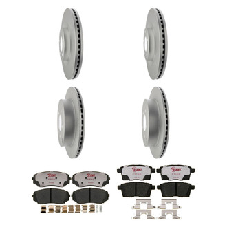 Raybestos® - Element3™ 1-Piece Brake Kit with Hybrid Brake Pads