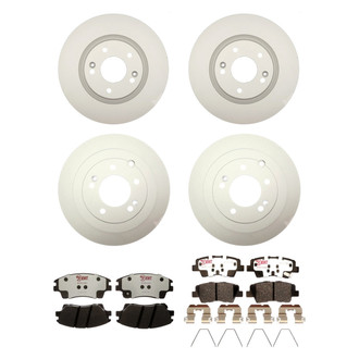 Raybestos® - Element3™ 1-Piece Brake Kit with Hybrid Brake Pads
