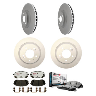 Raybestos® - Element3™ Plain Brake Kit with Hybrid Pads