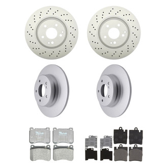 Raybestos® - Element3™ 1-Piece Brake Kit with Semi-Metallic Brake Pads