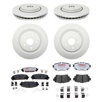 Raybestos® - Element3™ 1-Piece Brake Kit with Hybrid Brake Pads