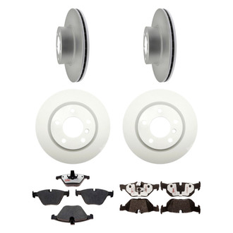 Raybestos® - Element3™ Plain Front and Rear Brake Kit with Hybrid Pads