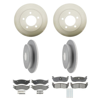 Raybestos® - Element3™ 1-Piece Brake Kit with Semi-Metallic Brake Pads