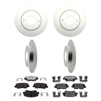 Raybestos® - Element3™ 1-Piece Brake Kit with Hybrid Brake Pads