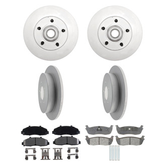 Raybestos® - Element3™ 1-Piece Brake Kit with Semi-Metallic Brake Pads