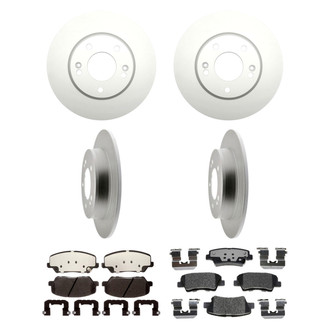 Raybestos® - Element3™ 1-Piece Brake Kit with Hybrid Brake Pads
