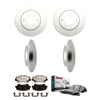 Raybestos® - Element3™ 1-Piece Brake Kit with Hybrid Brake Pads