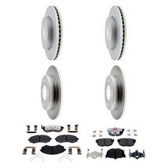 Raybestos® - Element3™ Plain Front and Rear Brake Kit with Hybrid Pads