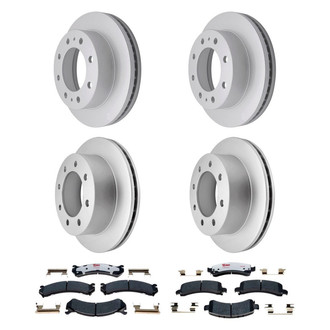 Raybestos® - Element3™ Plain Brake Kit with Hybrid Pads