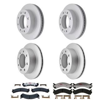 Raybestos® - Element3™ Plain Brake Kit with Hybrid Pads