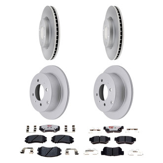Raybestos® - Element3™ Plain Brake Kit with Hybrid Pads