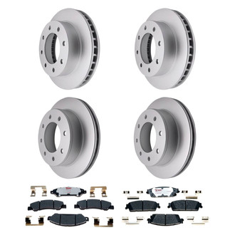 Raybestos® - Element3™ Plain Brake Kit with Hybrid Pads
