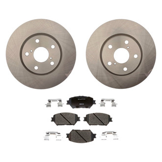 Raybestos® - R-Line™ Plain Front Brake Kit with Ceramic Pads