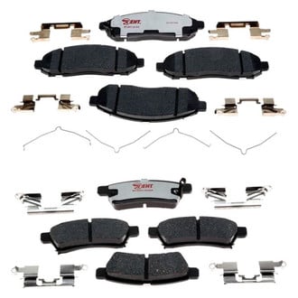 Raybestos® - Element3™ Hybrid Technology Front and Rear Disc Brake Pad Set