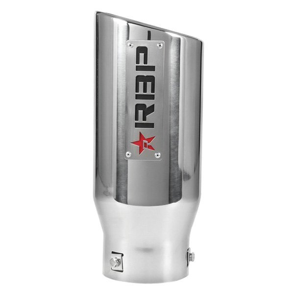 RBP® - EX-1 304 SS Dual Badged Round Adjustable Multi-Fit Polished Exhaust Tip