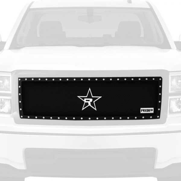 RBP® - 1-Pc NDX Series Black Dual Weave Mesh Main Grille