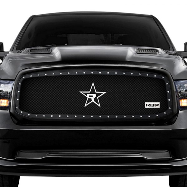 RBP® - 1-Pc NDX Series Black Dual Weave Mesh Main Grille