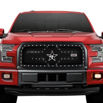 RBP® - 1-Pc RX-2 Series Black Dual Weave Mesh Main Grille