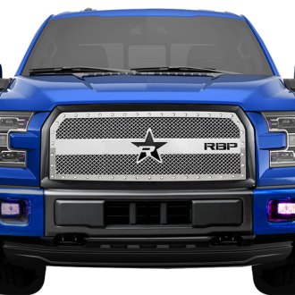 RBP® - 1-Pc RX-3 Series Chrome Dual Weave Mesh Main Grille