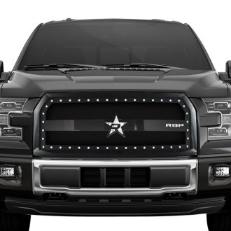 RBP® - 1-Pc RX-3 Series Black Dual Weave Mesh Main Grille