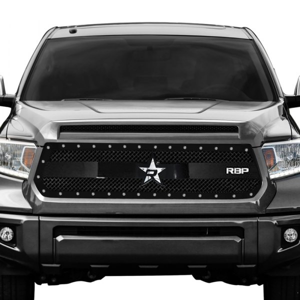 RBP® - 1-Pc RX-3 Series Black Dual Weave Mesh Main Grille