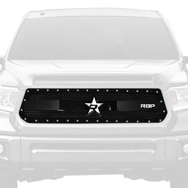 RBP® - 1-Pc RX-3 Series Black Dual Weave Mesh Main Grille