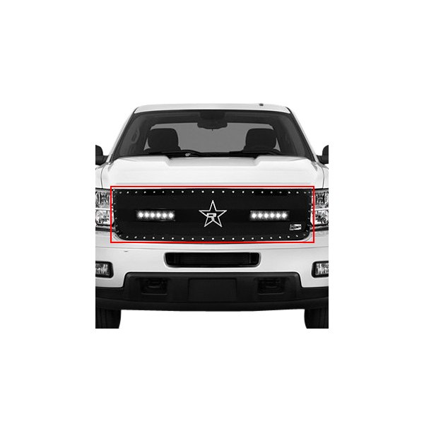 RBP® - RX-3 LED Series Midnight Edition Black Dual Weave Mesh Main Grille