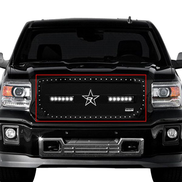 RBP® - RX-3 LED Series Midnight Edition Black Dual Weave Mesh Main Grille