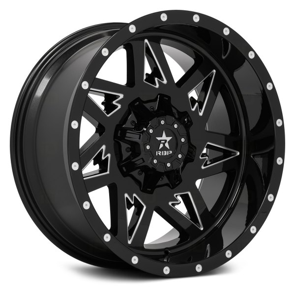 RBP® - AVENGER Black with CNC Machined Grooves