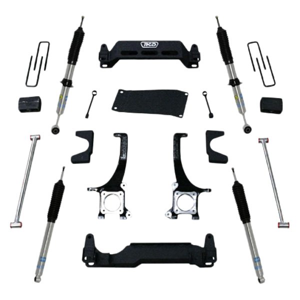 RCD Suspension® 1047407 4"6" x 4"6" Front and Rear Suspension Lift Kit