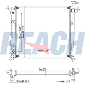 Reach Cooling® - Engine Coolant Radiator