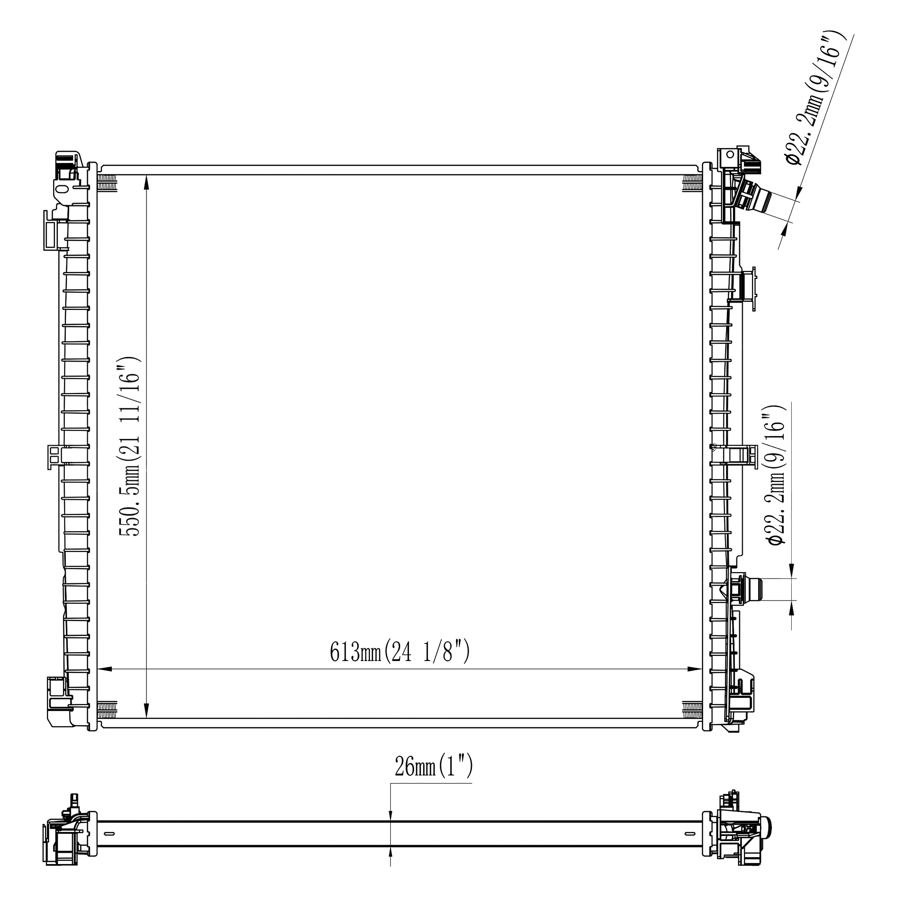 0 reiページ Reach Cooling® 41-13910 - Engine Coolant Radiator