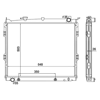 Reach Cooling® - Engine Coolant Radiator