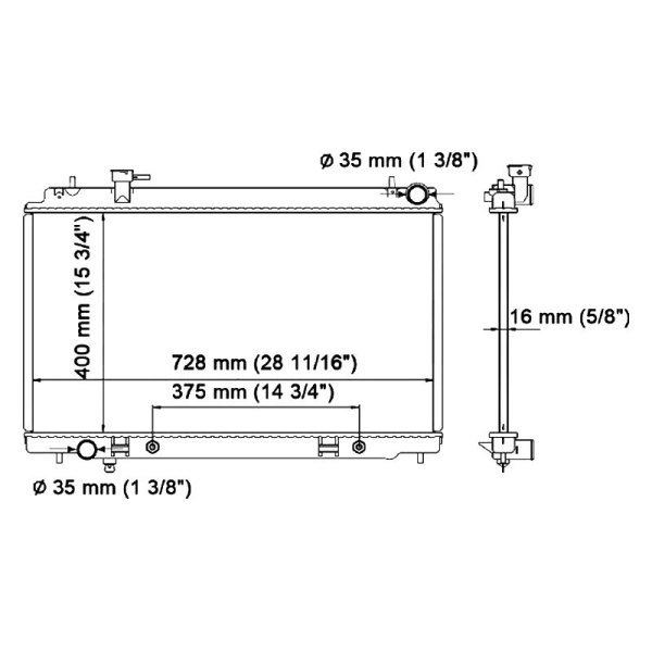 Reach Cooling® - Engine Coolant Radiator